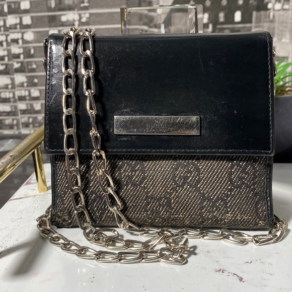 Authentic 🖤 Gucci Denim Wallet - Picture 2 of 13